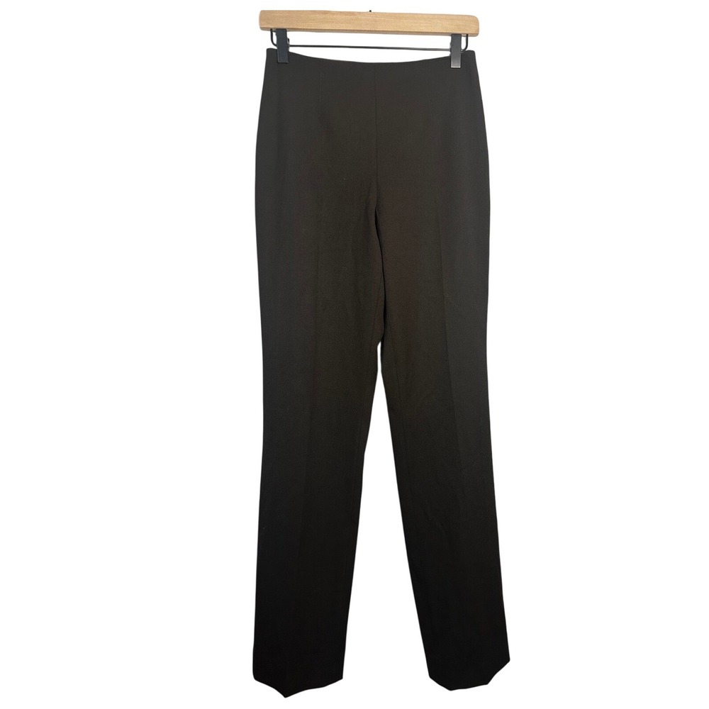 RALPH LAUREN BLACK LABEL EUC Silk-Lined Wool Trousers - Espresso Brown - Size 4